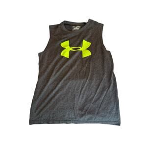 Under Armour Heat Gear Fitted Sleveless Tee - Youth Medium (YMD)